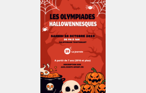 LES OLYMPIADES HALLOWEENESQUES !